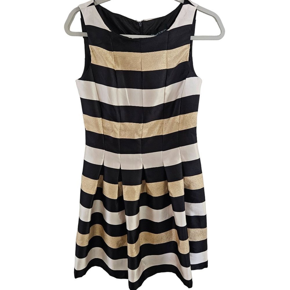Cynthia Rowley Woman Dress Size 4 NWT Fit and Flare Pleated Skirt Lined Washable
